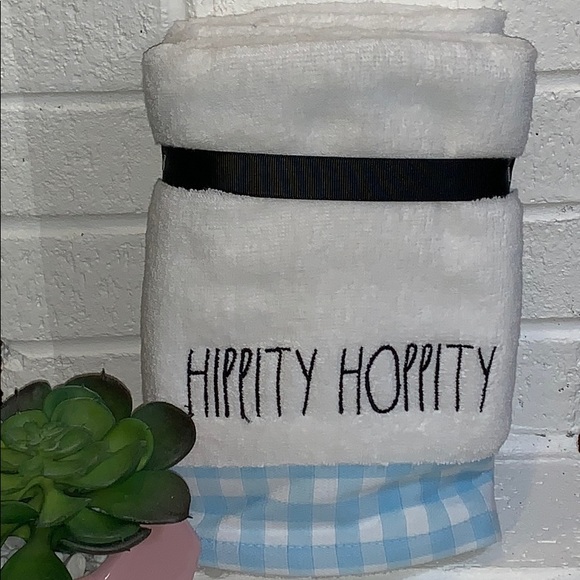 Rae Dunn Bath Rae Dunn Easter Hippity Hoppity Hand Towels Poshmark